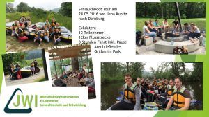 Schlauchboot Tour 28.05.16